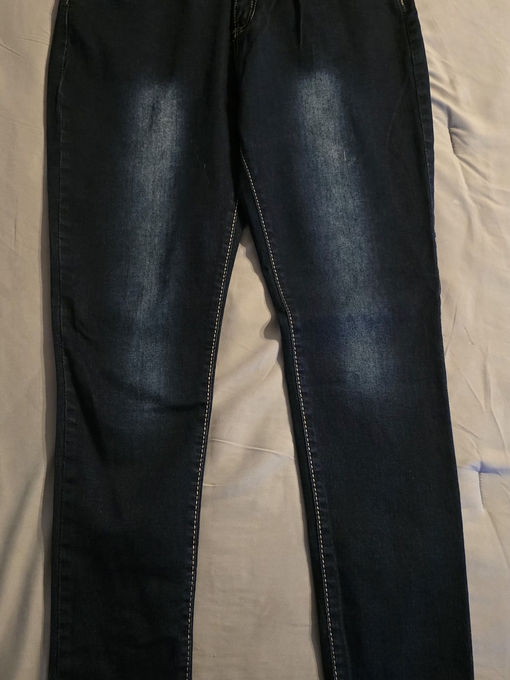 Classic Dark Blue Women Jeans - Comfortable Straight Fit